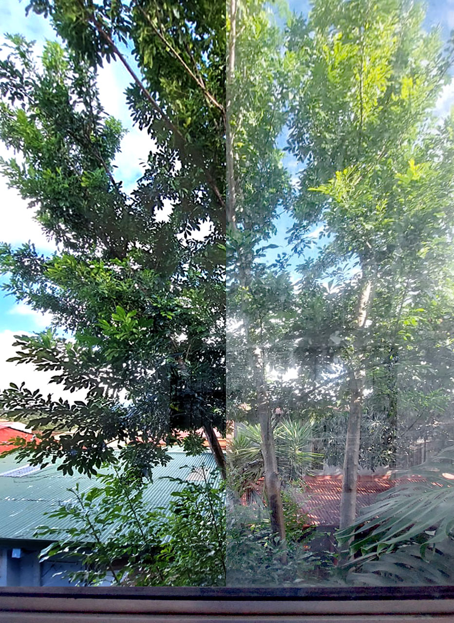 vidrios relucientes y elegantes